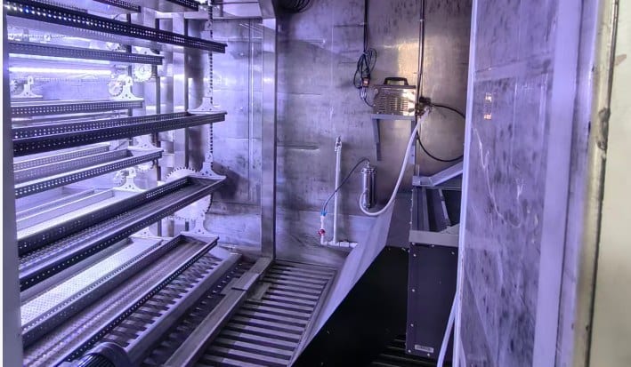 Pump station and in-cabin piping