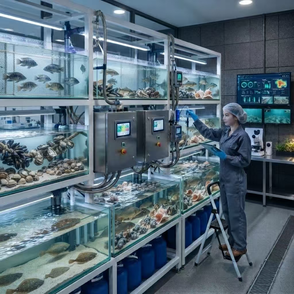 Land-Based Seafood Aquaculture